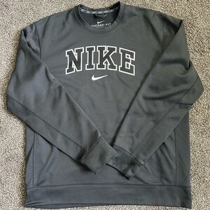 Nike Men's Dark Gray Crewneck Sweater